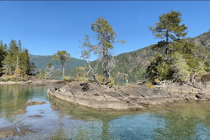 1.5 hour guided SUP tour on the pristine waters of Cowichan Lake - SUP on Cowichan Lake from Gordon Bay Provincial Park