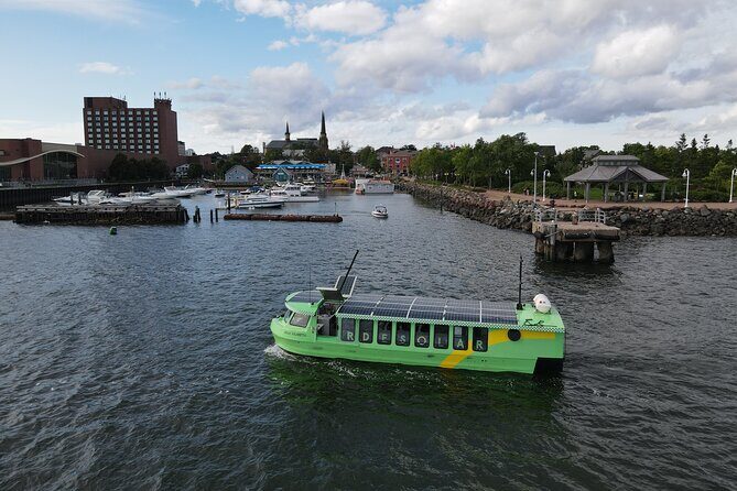1.5hr Harbour Experience on North America's LARGEST solar boat! - Peake’s Wharf, St. Dunstan’s Basilica, and Cow’s Ice Cream