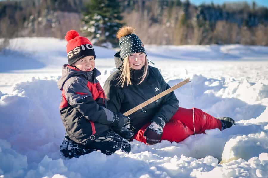 15 min. Tadoussac : Family-Friendly Ice Fishing Experience - Fishing Speckled Trout: The Techniques Your Guide Will Coach