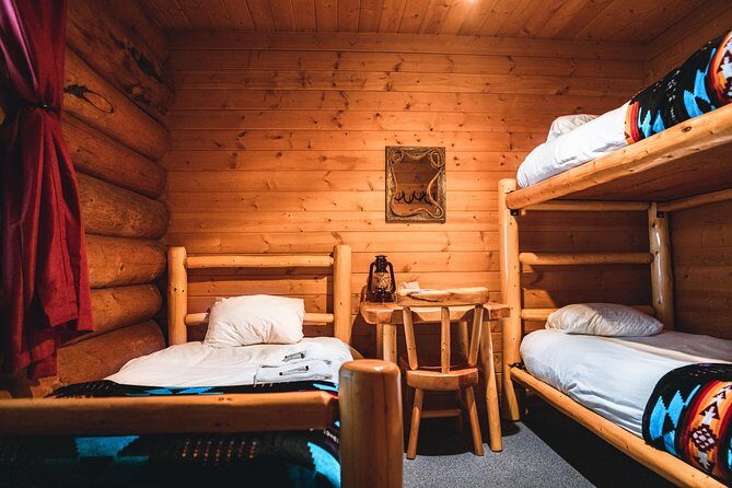 2-Day Sundance Overnight Backcountry Lodge Trip by Horseback - Sundance Lodge at night: meals, conversation, and total off-grid time