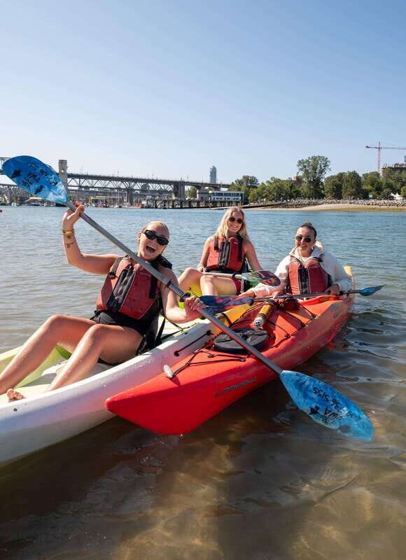 3 Hour Kayak in Vancouver with Coffee on the Beach - False Creek sights: Science World, BC Place, and Vancouver’s bridges