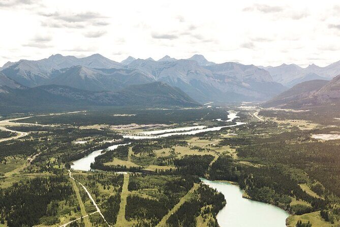 30 Minute Helicopter Tour over Lake Minnewanka, Banff - Price and value: what $273.92 buys you in Banff time and perspective