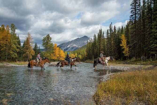 4 Hour Sulphur Mountain Horseback Ride - Bow Falls and the second crossing: the big scenery payoff