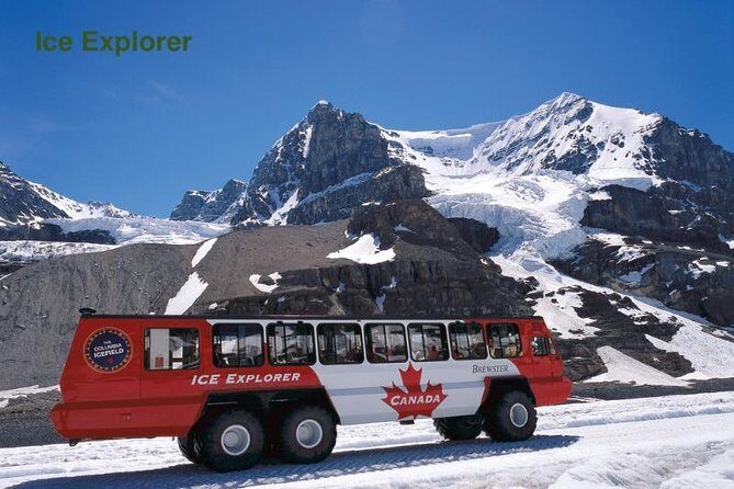 5 Day Rockies Mountains and Glaciers Tour, Icefield Parkway Hotel - Jasper Day 1: Sunwapta Falls, Medicine Lake, and Maligne Lake
