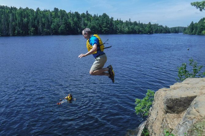6 Hour Algonquin Park Canoe Trip - What to bring: water shoes, 2L water, rain gear, and cash for the tip