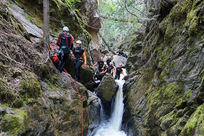 Adventure Canyoning Kelowna - Inside the Canyon: Your 2.5 to 4 Hours of Slides, Rappels, and Jumps