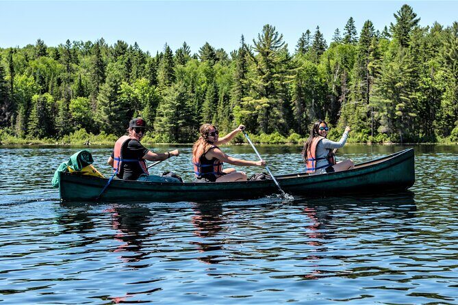 Algonquin Park 3-Day Deluxe Camping & Canoeing Adventure - Day 1 on the water: canoeing into camp, then fire craft and stars