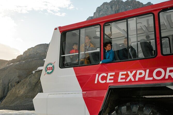 Along Icefields Parkway: Peyto Lake, Bow Lake & Columbia Icefield - Crowfoot Glacier: the crow’s foot shape above Bow Lake