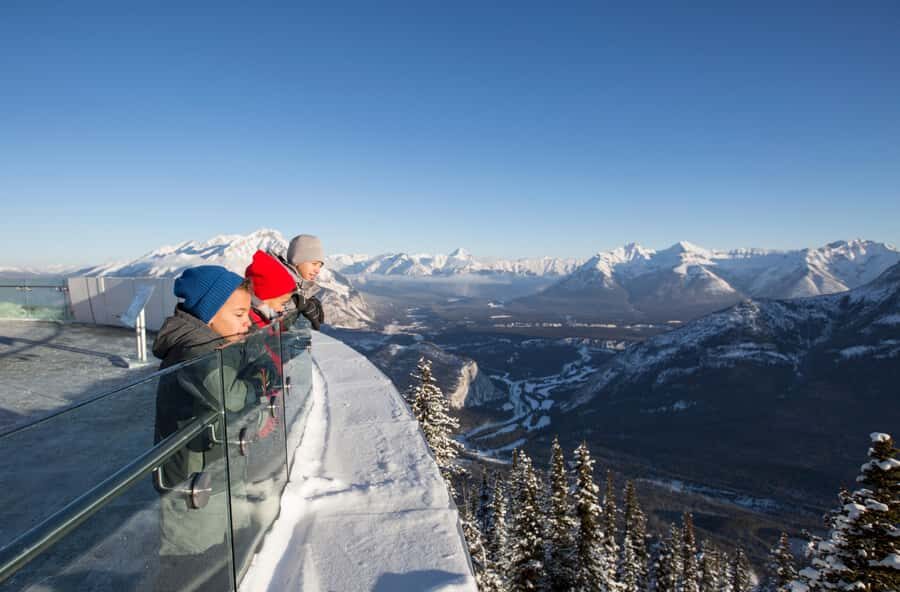 Banff: Banff Town, Gondola, and Canyon Day Tour - Sulphur Mountain Gondola: the 360° view at 2,281 meters