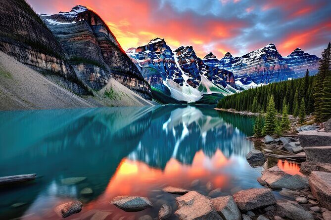 Banff/Canmore Shuttle to Moraine Lake and Lake Louise(1.5h each) - Key highlights