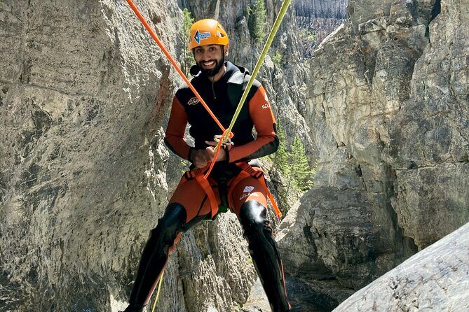 Banff Canyoning - Ghost Canyon (Intermediate Level) - Descending Ghost Canyon: 4 Rappels, Slides, and Pool Jumps
