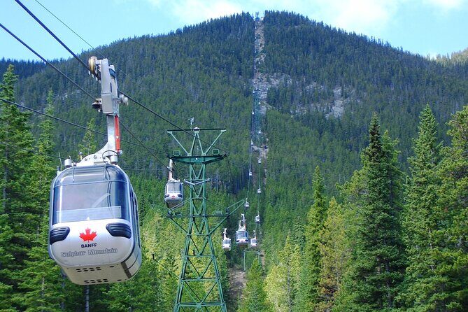 Banff: Gondola, Hot Spring and Three Lakes Tour - Sulphur Mountain on the Banff Gondola: the view payoff