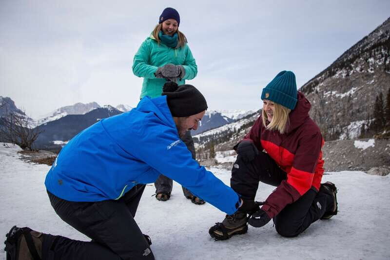 Banff: Grotto Canyon Icewalk - The 4-hour rhythm: meeting, gear fitting, the hike, and the warm snack stop