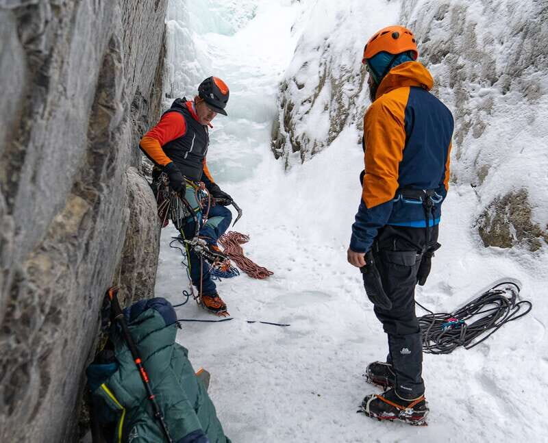Banff: Introduction to Ice Climbing for Beginners - What makes this beginner course work: safety first, but you climb