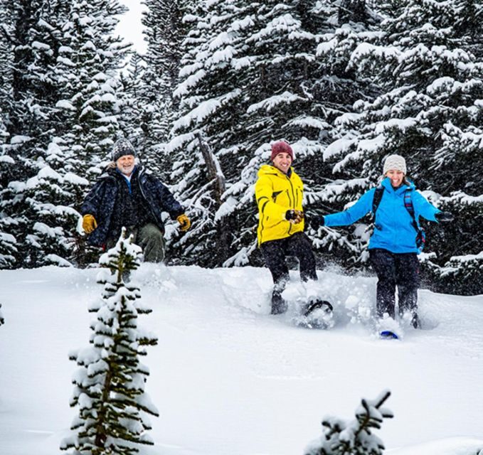 Banff/Jasper: Canadian Rockies Helicopter & Snowshoe Tour - Hot chocolate with Irish cream: a real mid-trek reset