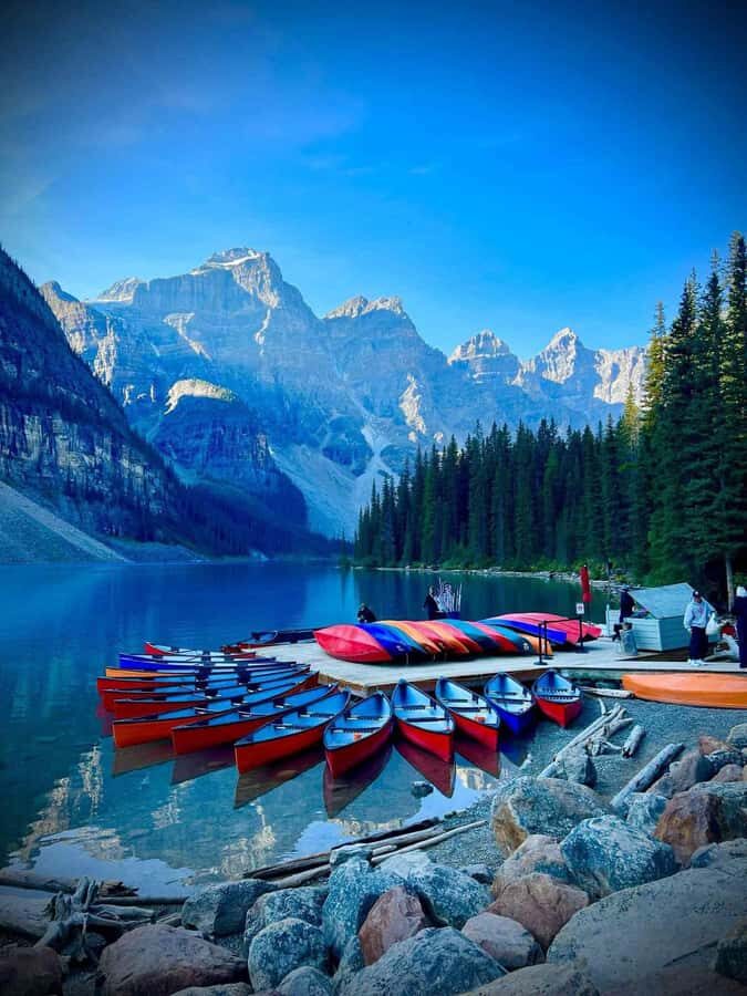 Banff: Lake Louise, Moraine, Emerald Lake & Canyon Day Trip - Emerald Lake and Natural Bridge: what you get when Moraine isn’t on the menu