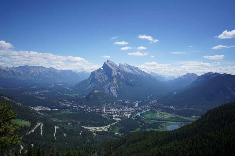 Banff: Lake Louise,Emerald & Johnston Canyon+5More - Mt. Norquay Lookout: Panoramas for Photos That Feel Big