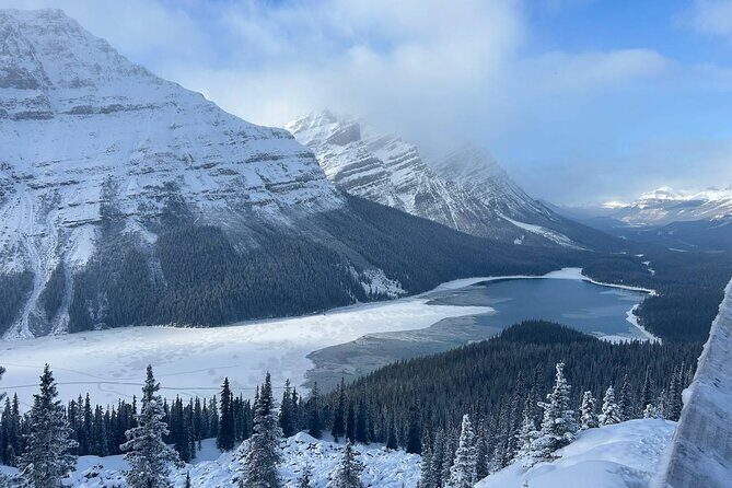 Banff Lakes and Canyon Adventure - Johnston Canyon walk: 2 hours of waterfalls, plus winter traction