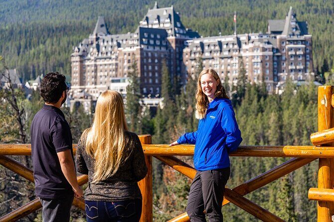 Banff Morning Tour Scenic Highlights and Gondola Ride - Surprise Corner: Castle of the Rockies in one clean frame
