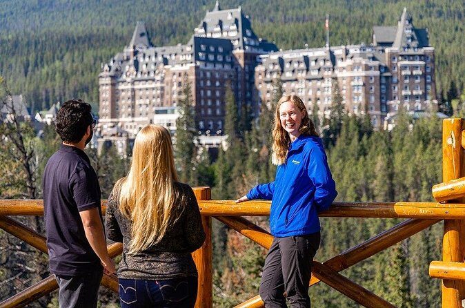 Banff Morning Tour Scenic Highlights and Gondola Ride - Hoodoos Trail viewpoint: learning how these rock shapes form