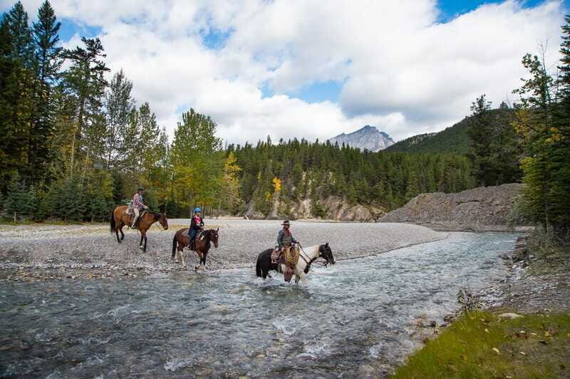 Banff National Park: 1-Hour Spray River Horseback Ride - Wet crossings on Spray River: what it feels like in the moment