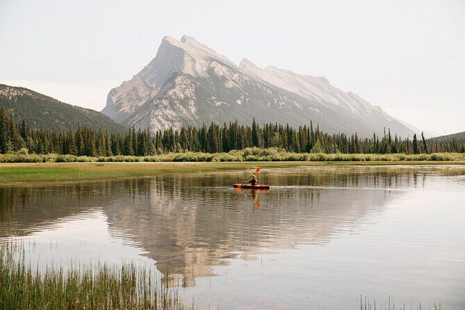 Banff National Park- Double Kayak Experience - The beaver dam moment: a short challenge that changes the vibe