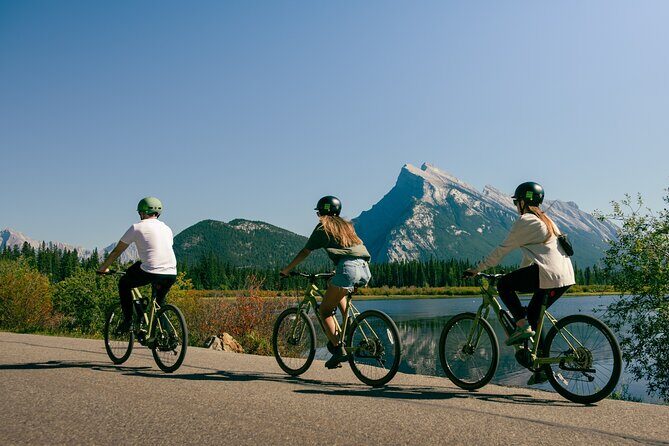Banff Nature E-bike Tour - Getting started on Bear Street: bikes, guide, and small-group feel