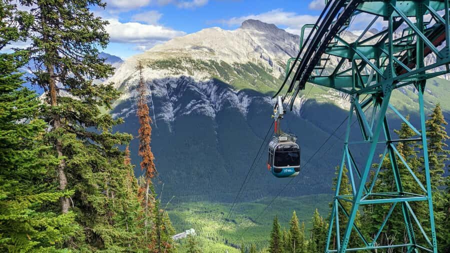 Banff Town: Gondola, Lake Louise, Moraine, Cave and Basin - Sulphur Mountain by Gondola or Hot Springs vs Cave and Basin