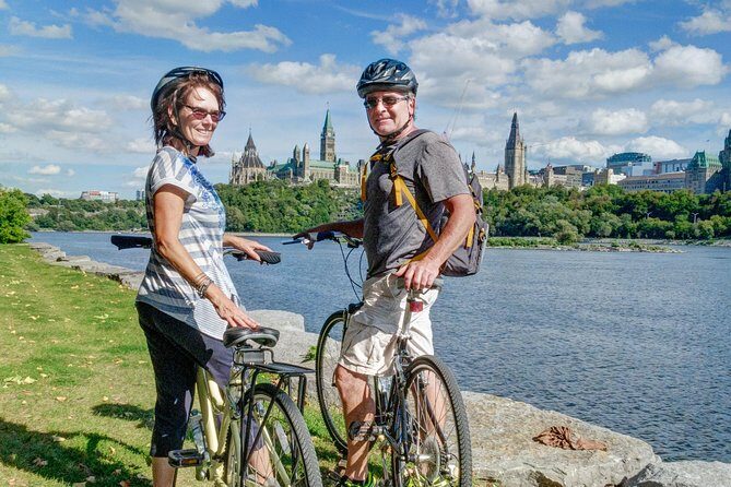 Best of Ottawa Neighbourhoods & Nature Bike Tour - Canadian War Museum area: Chaudière Falls views and Hill scenery