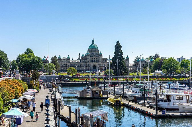 Butchart Gardens and Victoria Tour from Vancouver - The return ferry from Swartz Bay and the late-day view payoff