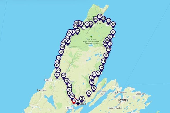Cabot Trail: a Smartphone Audio Driving Tour - Price and value: $9 per group, but one per vehicle