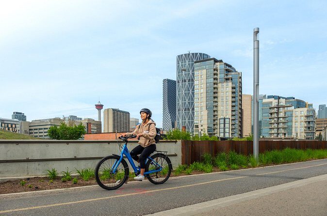 Calgary #1 Food Bike Tour: Taste Local And See The City By E-Bike - E-bikes versus regular bikes: why this matters in Calgary