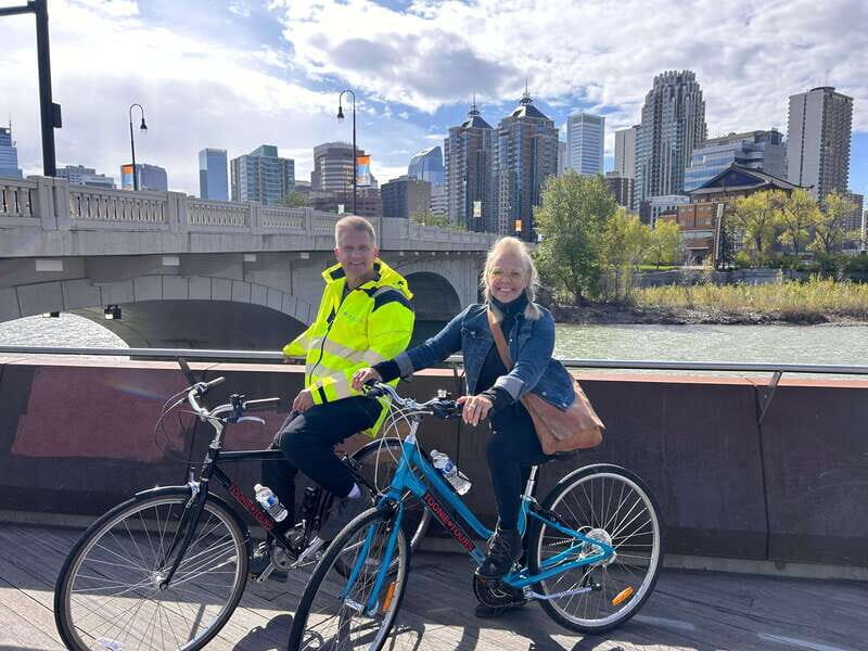 Calgary: City Bike Tour, Highlights and Bow River - Bow River time: Prince’s Island Park and Eau Claire views