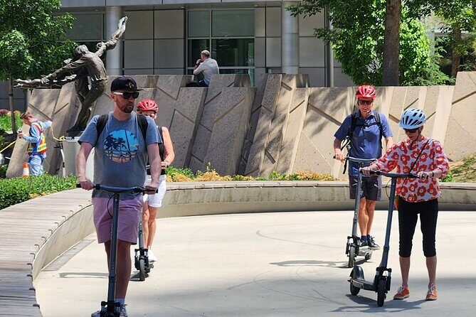 Calgary City Highlights 2 Hour E-Scooter Tour - Central Memorial Park and the Bridge Run: Where the Photos Really Pop