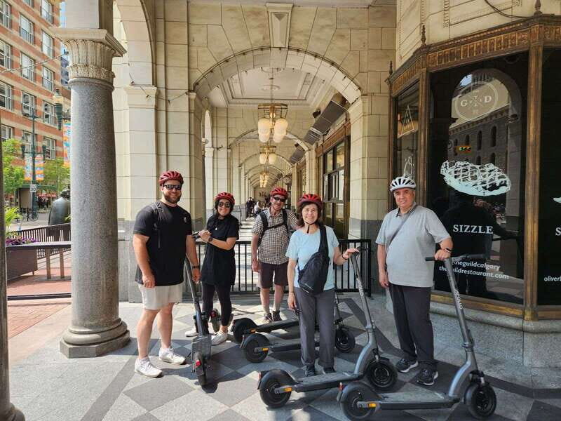 Calgary: E-Scooter City Highlights Tour - The 2-Hour E-Scooter Setup at Toonie Tours HQ