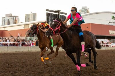 Calgary Stampede Evening Show - Rangeland Derby Chuckwagon Races: speed you can feel in your chest