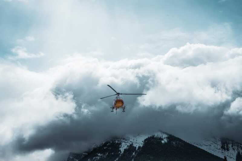 Canadian Rockies: Private Helicopter Tour and Hike for Two - The return flight and the Abraham Lake payoff