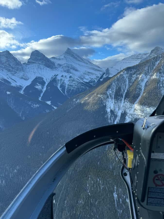 Canmore: 25-Minute Three Sisters Helicopter Tour - Safety briefing and boarding: quick, serious, then scenic