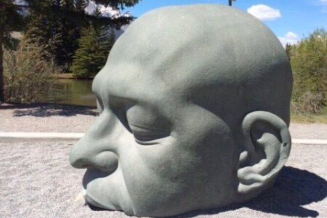 Canmore Town Walking Tour with Refreshment and Sweet Treat - Meeting at the Big Head sculpture: how you’ll start strong