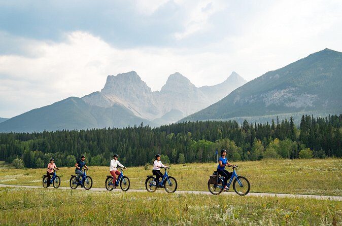 Canmore’s #1 Food Bike Tour: A Must Do Mountain Experience! - Crossing Engine Bridge and rolling toward downtown food