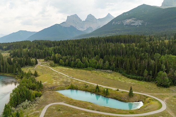 Canmore’s #1 Food Bike Tour: A Must Do Mountain Experience! - Policeman’s Creek wetland stop: photos, picnic vibes, and old-school Canmore