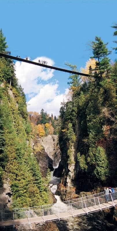 Canyon Sainte Anne: Air Canyon Ride with Park Entry - Canyon Sainte-Anne Trails: Suspension bridges and cable walkways (plus the geology lesson)