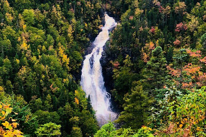 Cape Breton Waterfall Jeep Excursion - Biggest Waterfall in NS - North River Falls Trailhead: The Biggest Waterfall in Nova Scotia (and How Hard Do You Want It?)