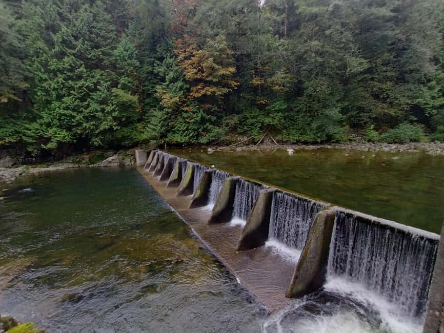 Capilano Suspension Br+Lake+Dam+Hachery/4in1/CAR/Small GROUP - Capilano Lake: a quieter pause with strong photo potential