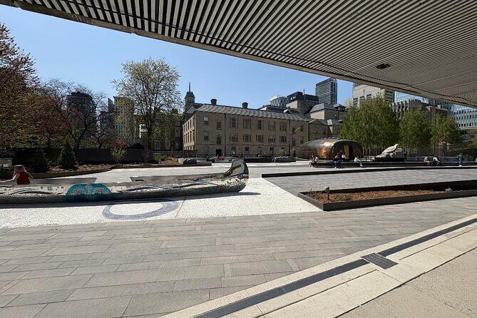 Casual Historic Toronto Walking Tour - Berczy Park: the dog fountain break that keeps things fun