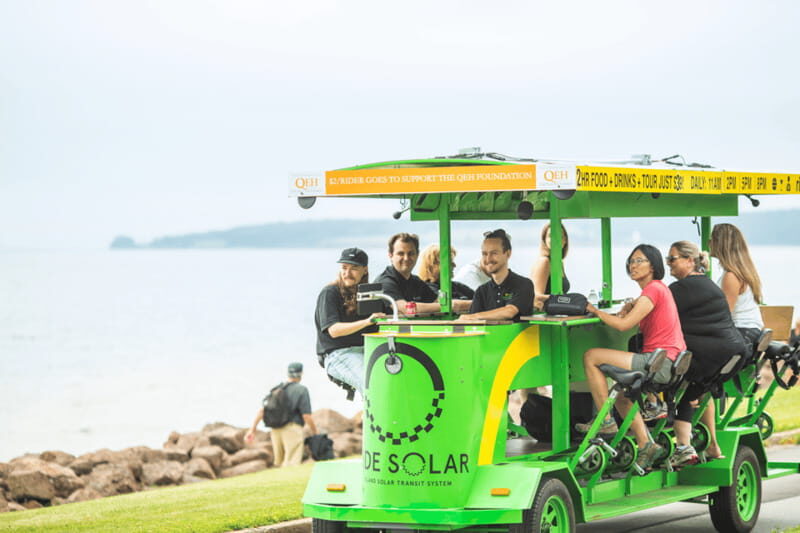 Charlottetown: Solar Food/Drink Party Bike Experience - Victoria Park Photo Break: Where the Ride Slows Down
