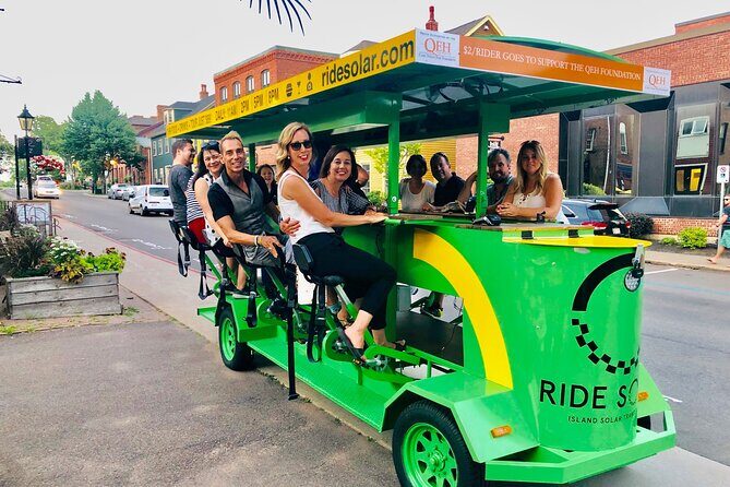 Charlottetown waterfront SOLAR PartyBike food & drink experience! - The sights you pass: Province House and photo-worthy stops without the crowds