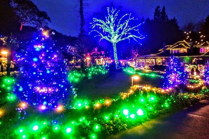 Christmas in Victoria and the Butchart Gardens - Butchart Gardens and the 12 Days of Christmas: lights, carolers, and skating