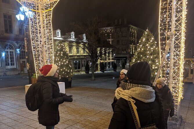 Christmas Walking Tour in Old Montreal - Victoria Square and Old Montreal details you can actually use later