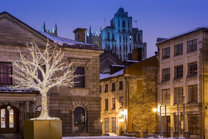 Christmas Walking Tour in Old Montreal - Starting at 360 Rue Saint-Jacques and letting the lights lead you